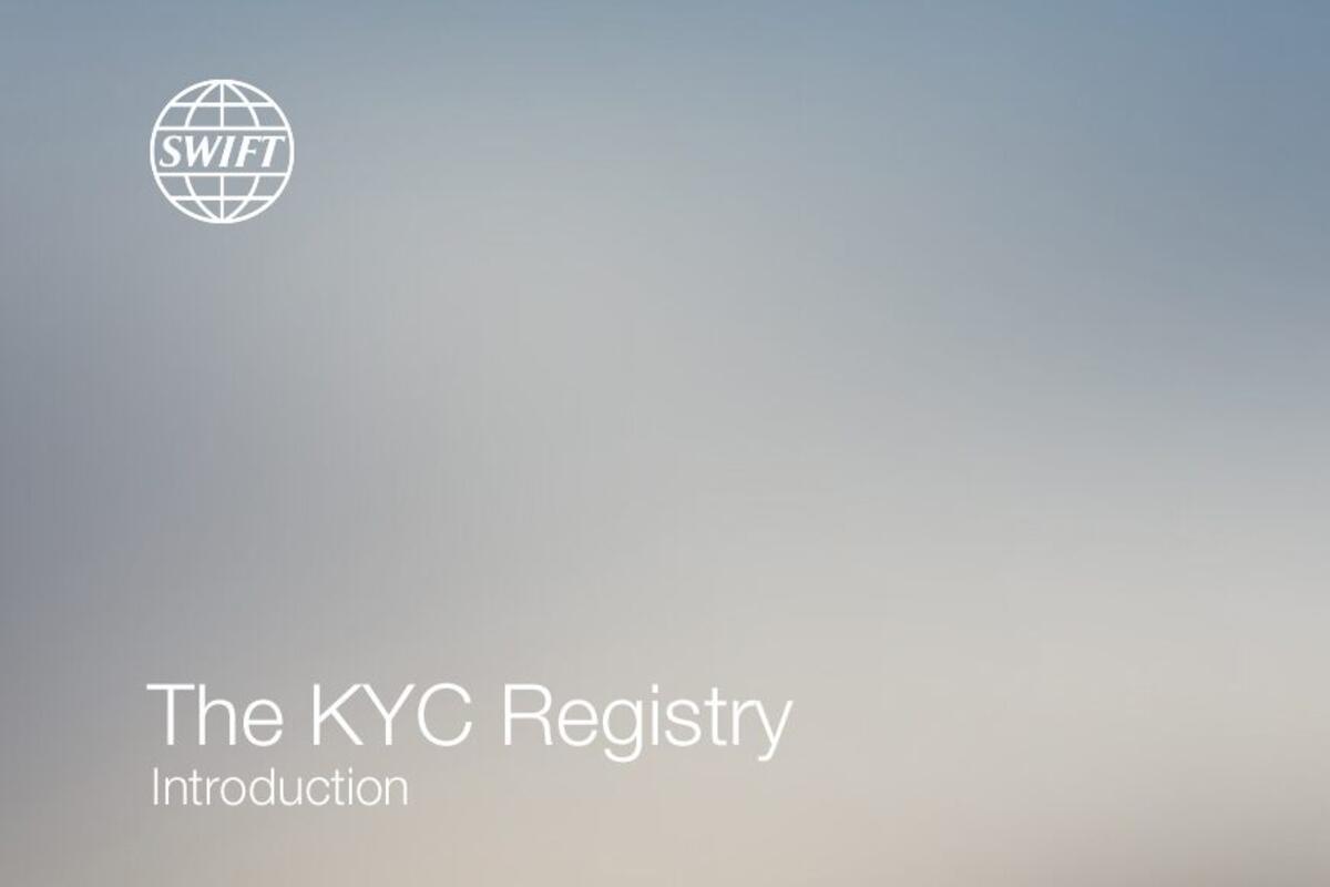 The KYC Registry - The Introduction
